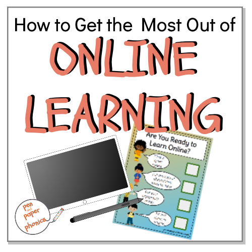Online Learning An Essential Guide for Learners Pen and Paper Phonics